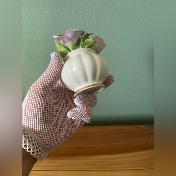 Royal Adderley England Floral Bone China Mini Flower Porcelain Bouquet 4” - Picture 9 of 13